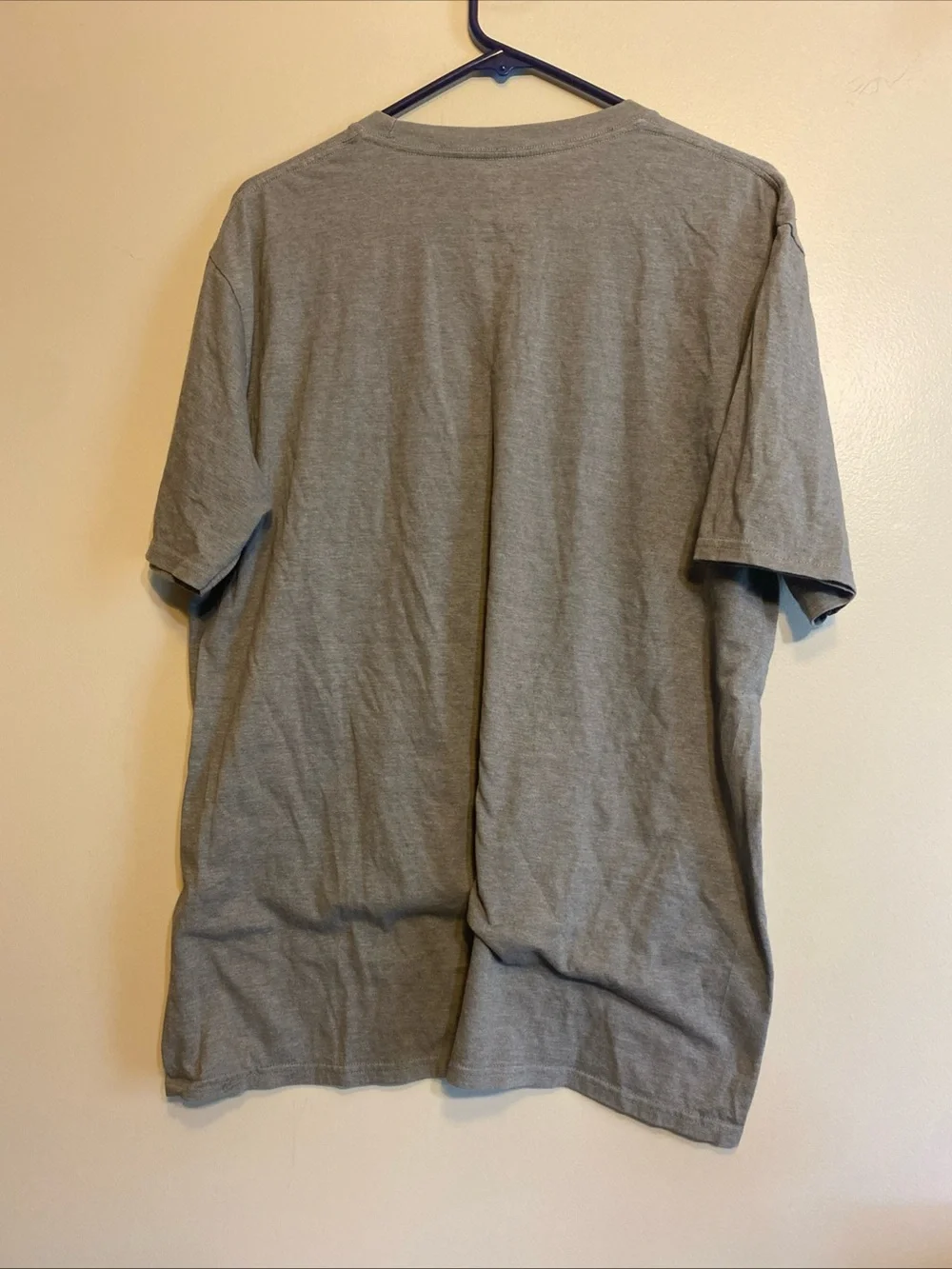 The North Face Mens‎ Large Gray Circular Design Logo Graphic Short Sleeve Shirt